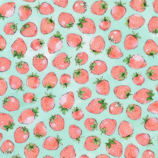 PRE-ORDER - STRAWBERRY SEASON - Strawberries in Seafoam