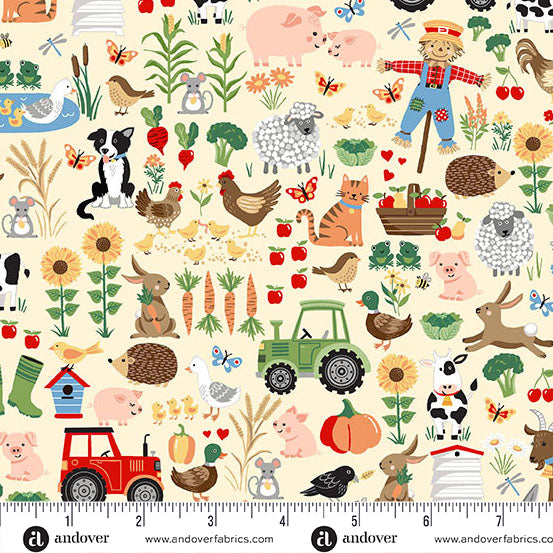 FUN ON THE FARM - Cream Friends