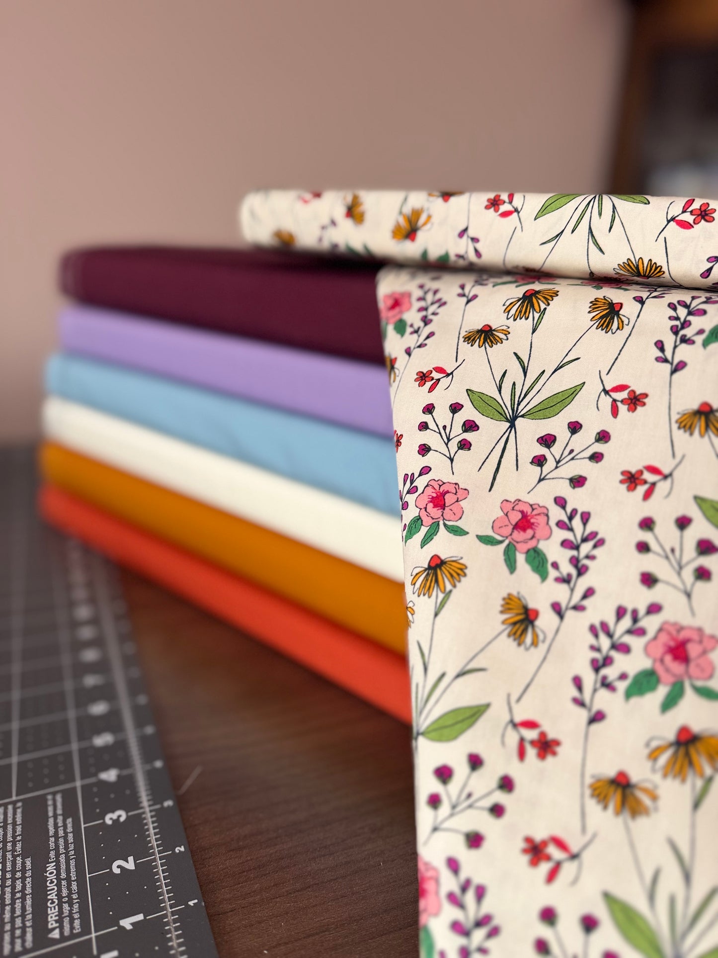 WALLFLOWER QUILT KIT - In a Custom Bundled Fabric Bundle (AGF version of cover quilt)