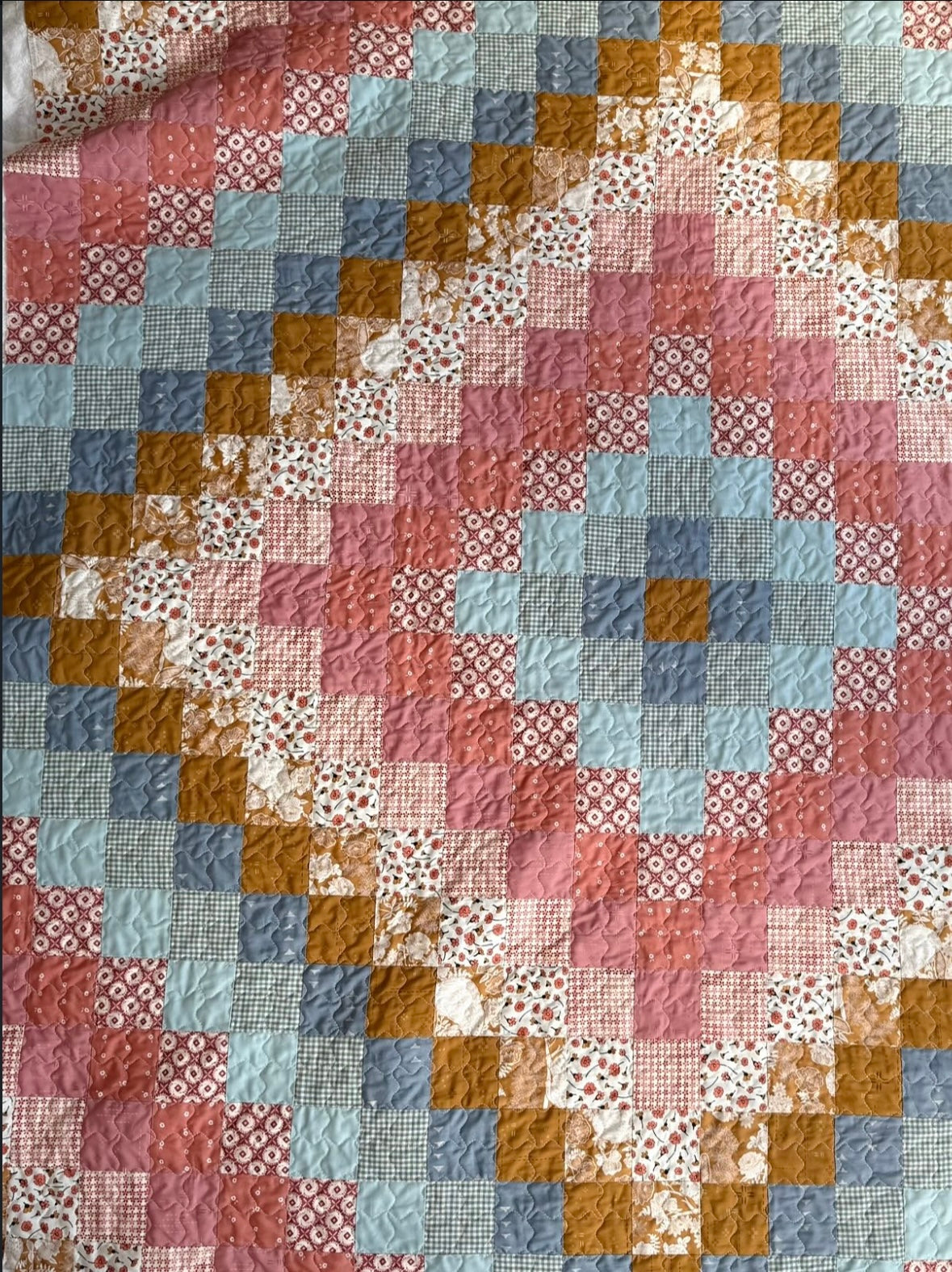 AROUND THE WORLD QUILT KIT - in a custom Bundled Fabric Bundle