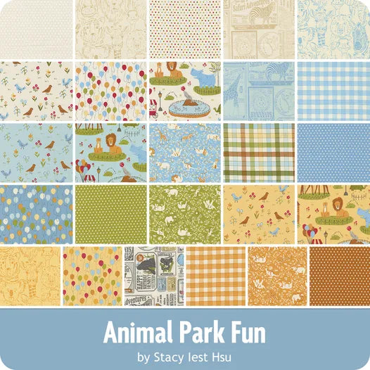 ANIMAL PARK FUN - Layer Cake