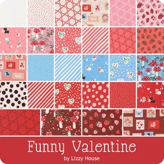FUNNY VALENTINE - 28 piece FQ Bundle & Panel