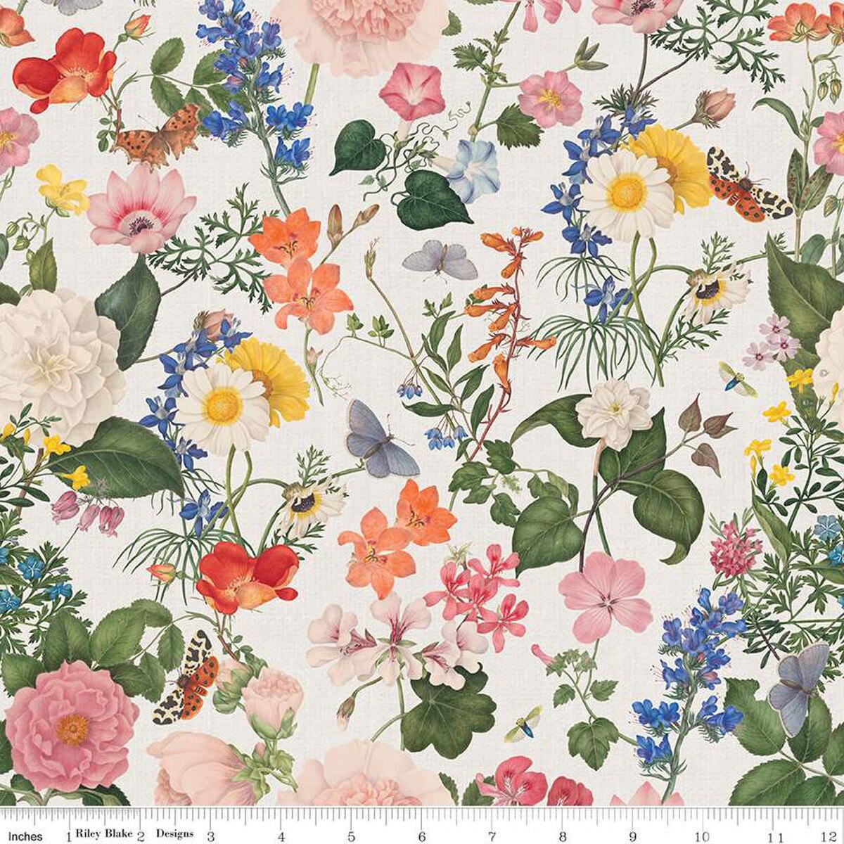 NATURE'S PORTRAIT - LINEN - Floral Natural