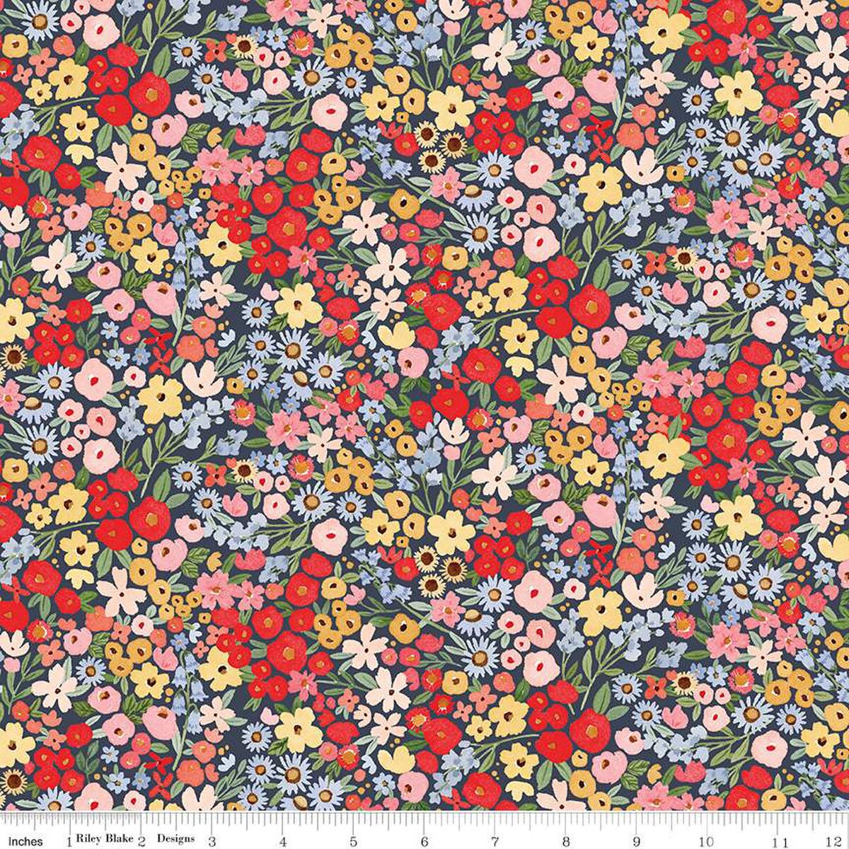 PRE-ORDER - FLORAL CHARMS - Floral Charms Happy Ditsy Floral Oxford