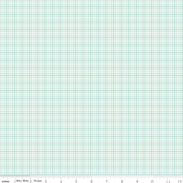 YOU & ME - Plaid in Aqua