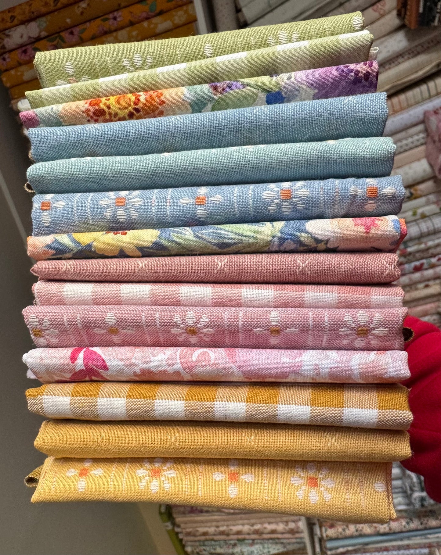 DAISY QUILT KIT - in a custom Bundled Fabric Bundle