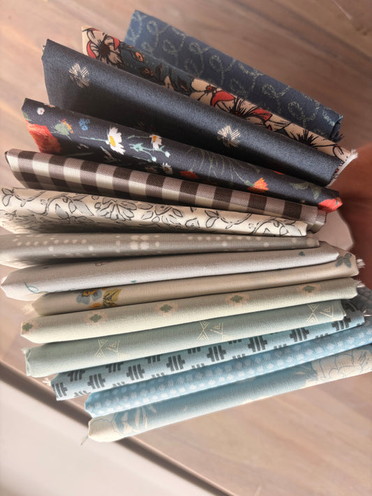 SOMETHING BLUE - 14 piece FQ bundle