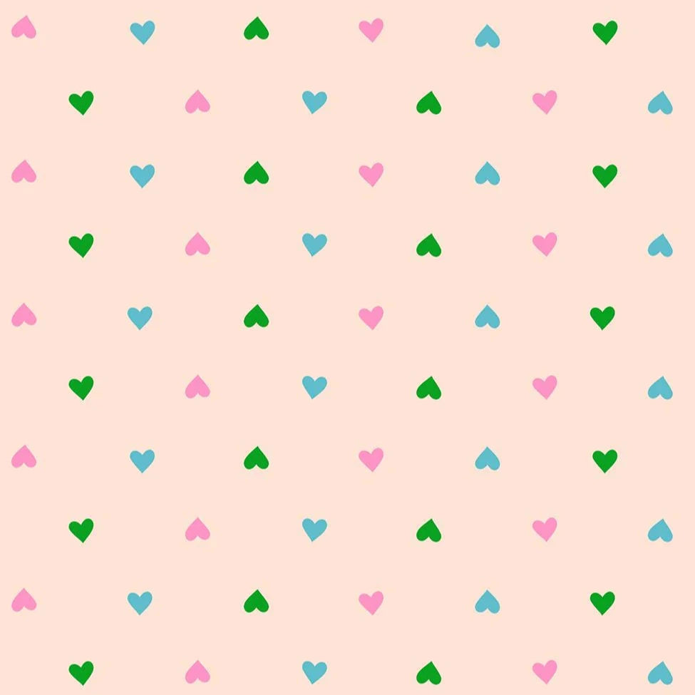 BEST DAY EVER - Best Day Ever Hearts Peach Cream