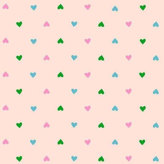 BEST DAY EVER - Best Day Ever Hearts Peach Cream