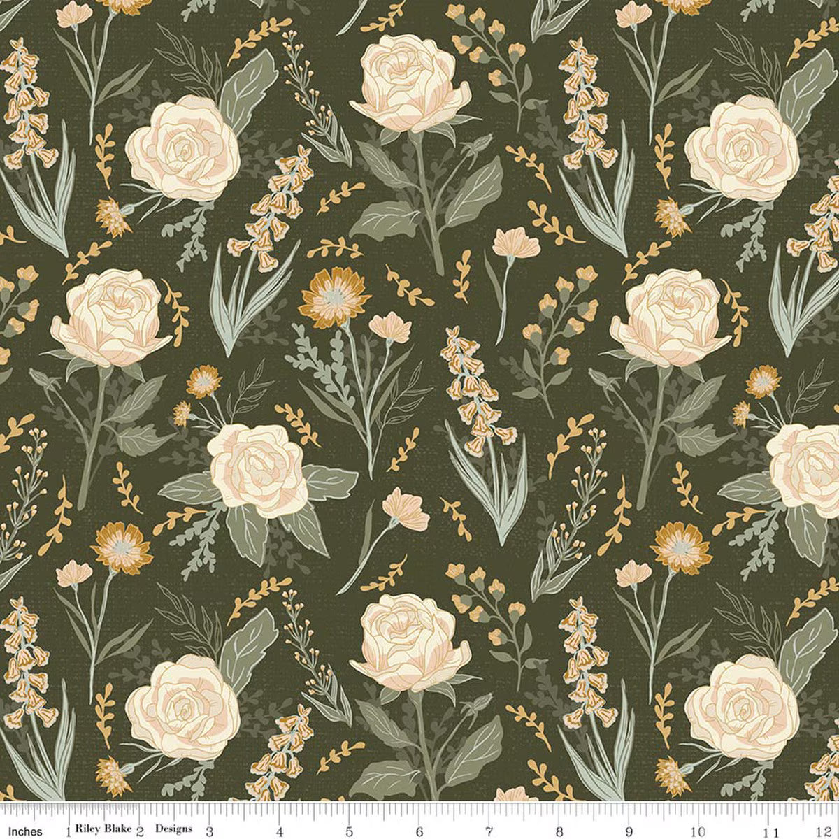 PRE-ORDER - HEDGEROW HAVEN - Cottage Floral Green