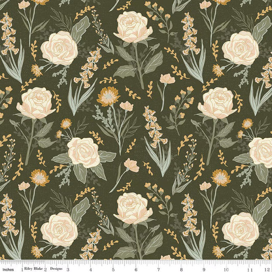 PRE-ORDER - HEDGEROW HAVEN - Cottage Floral Green
