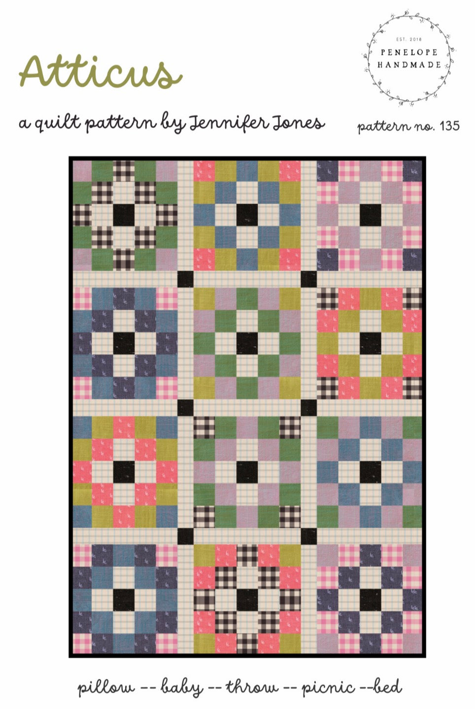 ATTICUS QUILT KIT THROW SIZE - In Curated Fableism