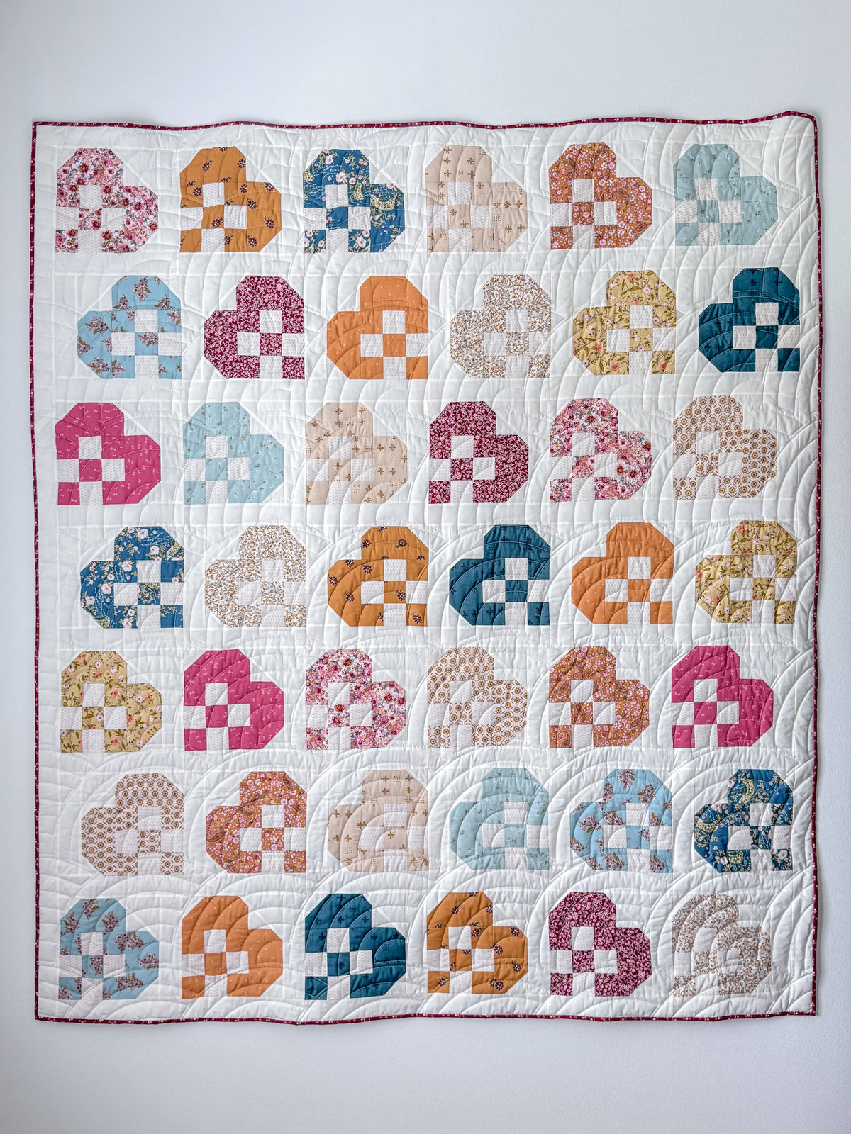 PRE-ORDER - PATCHWORK HEARTS - In Collaboration with Sharon Holland *Without Backing*