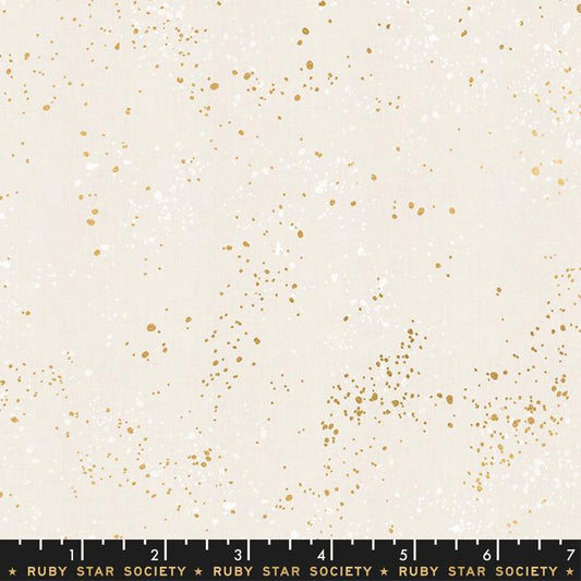 SPECKLED - Metallic White Gold