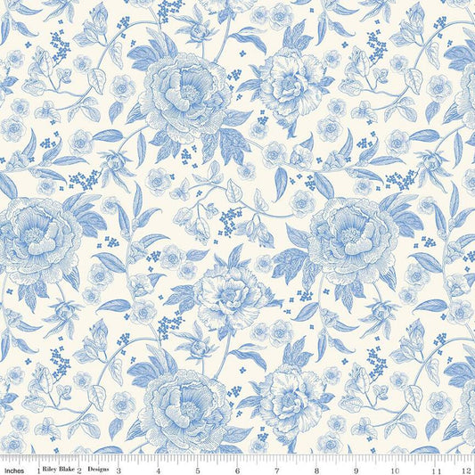 PENELOPE - Main Floral in Cream
