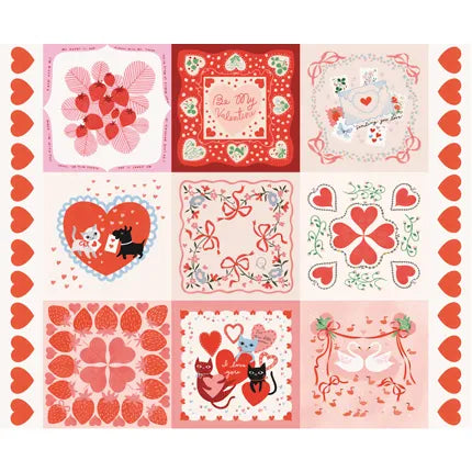 FUNNY VALENTINE - 28 piece FQ Bundle & Panel