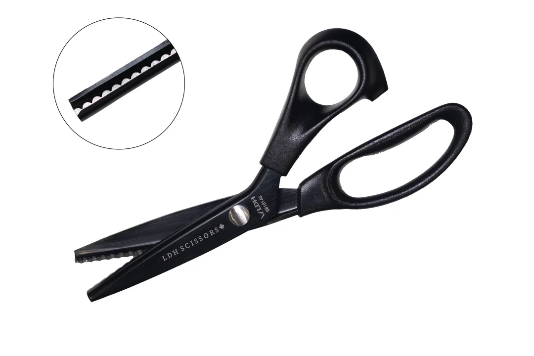 LDH - MIDNIGHT EDITION - Lightweight Scalloped Pinking Shears