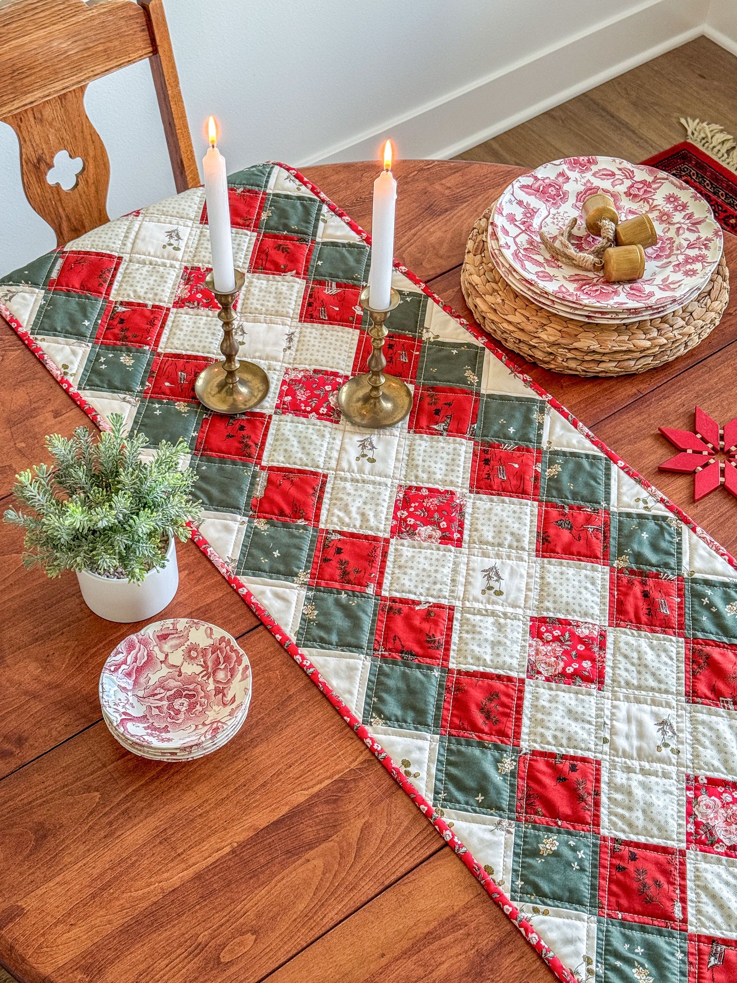 HOMECOMING TABLE RUNNER KIT WITH BACKING - In Collaboration with Sharon Holland